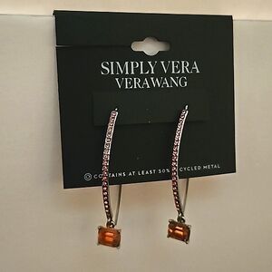 Simply Vera, Vera Wang Red Gem Earrings